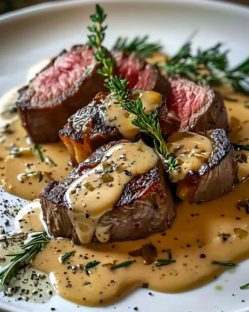 Irresistible French Seared Steak with Creamy Cognac Sauce Bliss