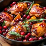 Skillet Cranberry Orange Chicken Recipe
