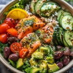 Mediterranean Salmon Bowl