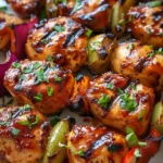 Mexican Barbecue Chicken Skewers
