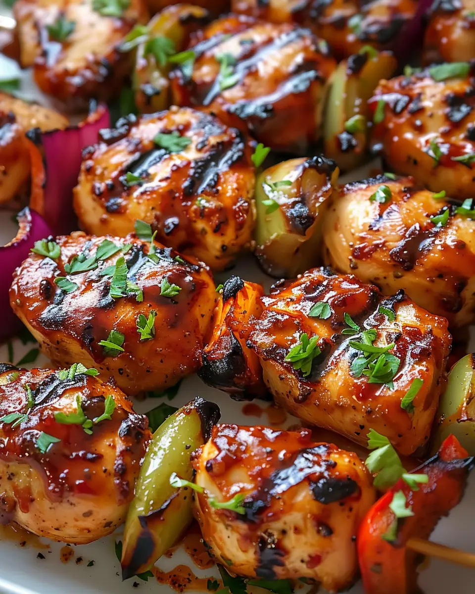 Mexican barbecue chicken skewers: Easy and Flavorful Delight