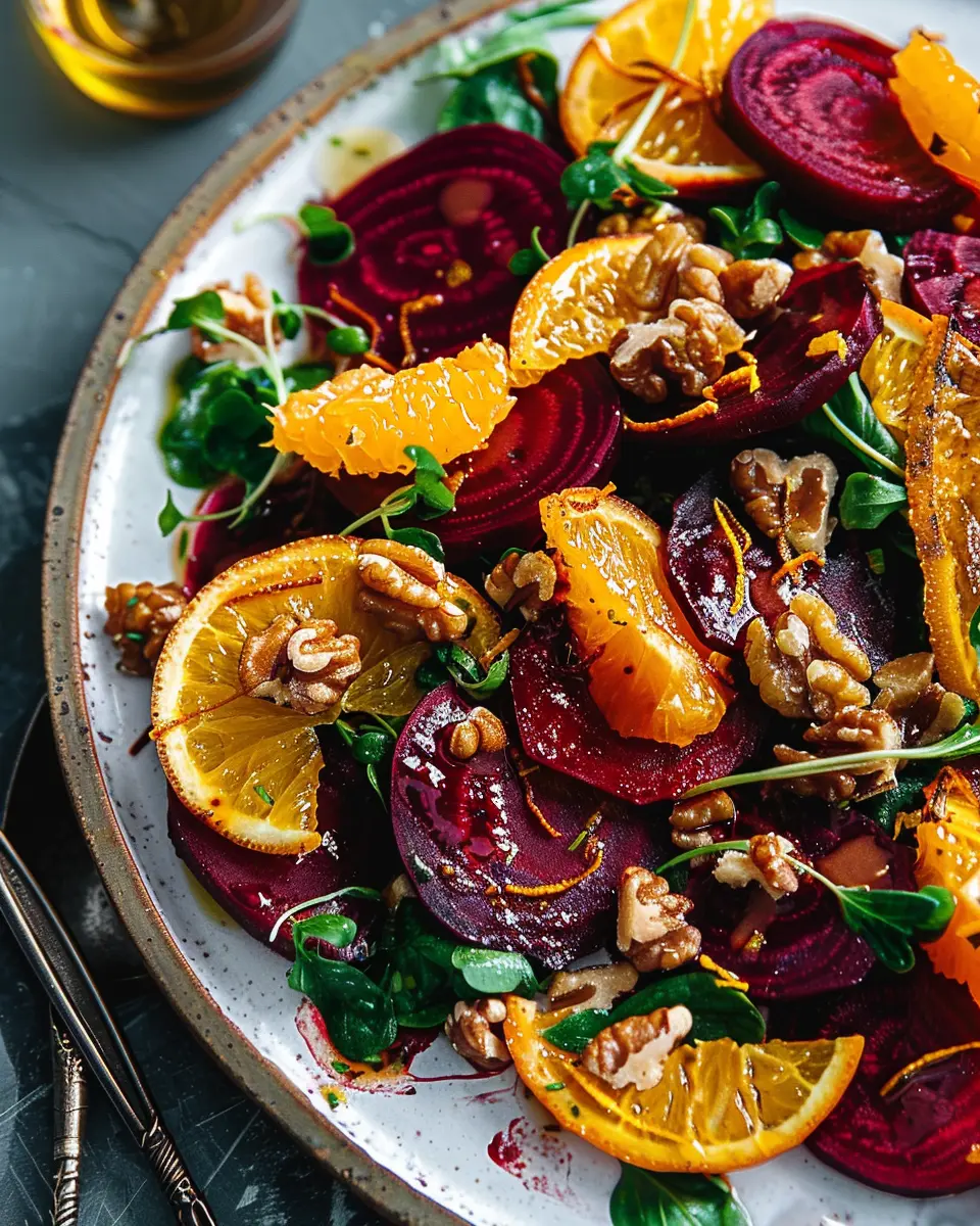 Beetroot Orange Walnut Salad: A Refreshing, Nutritious Delight