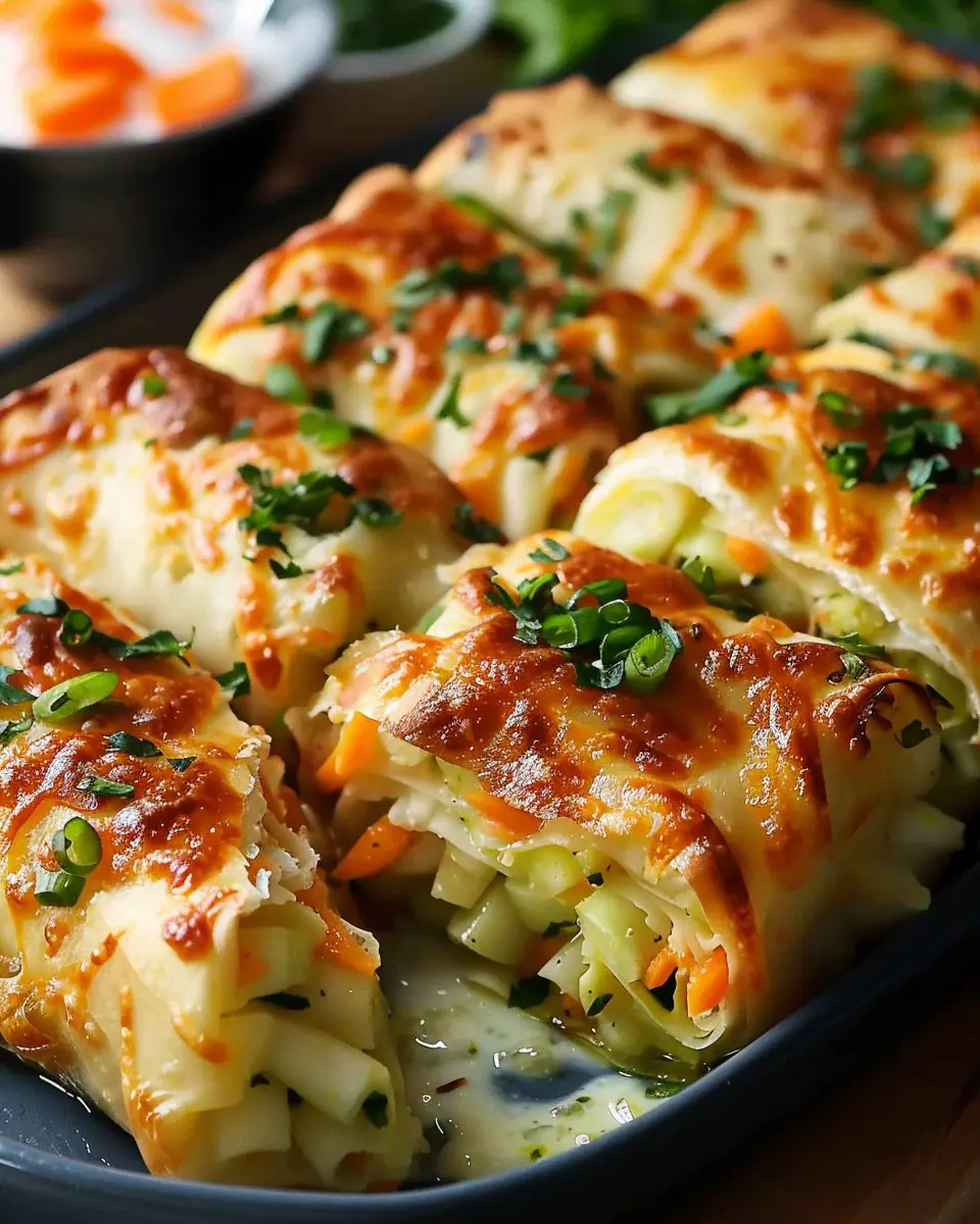 Cheesy Baked Vegetable Rolls: Easy Comfort Food for Everyone