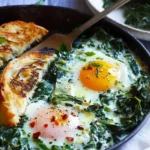Creamy Spinach and Eggs