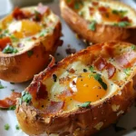 Baked Egg Boats Recipe
