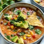 Crockpot Vegetarian Tortilla Soup for Cozy Weeknight Comfort
