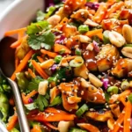 Best Asian Salad Recipe with Sesame Ginger Dressing