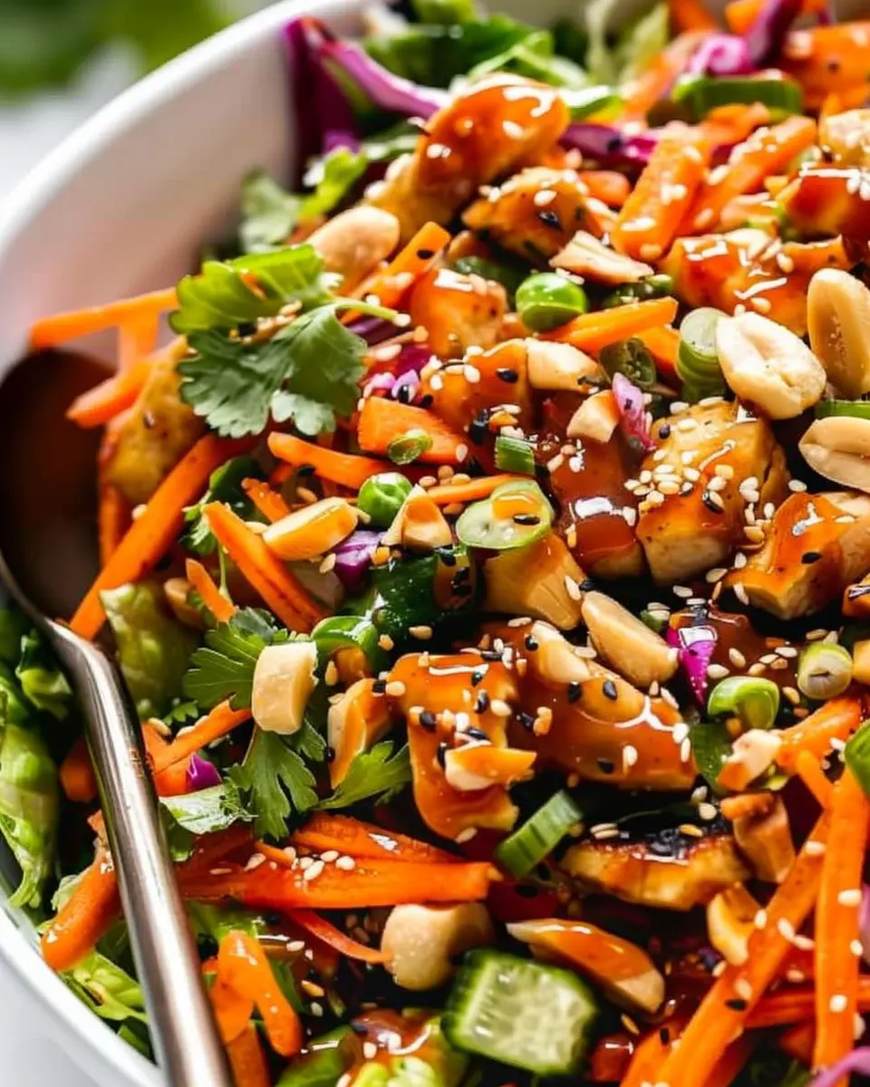 Best Asian Salad Recipe: Refreshing Sesame Ginger Dressing Delight