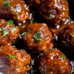 Irresistible Braised Meatballs in Red Wine Gravy Recipe