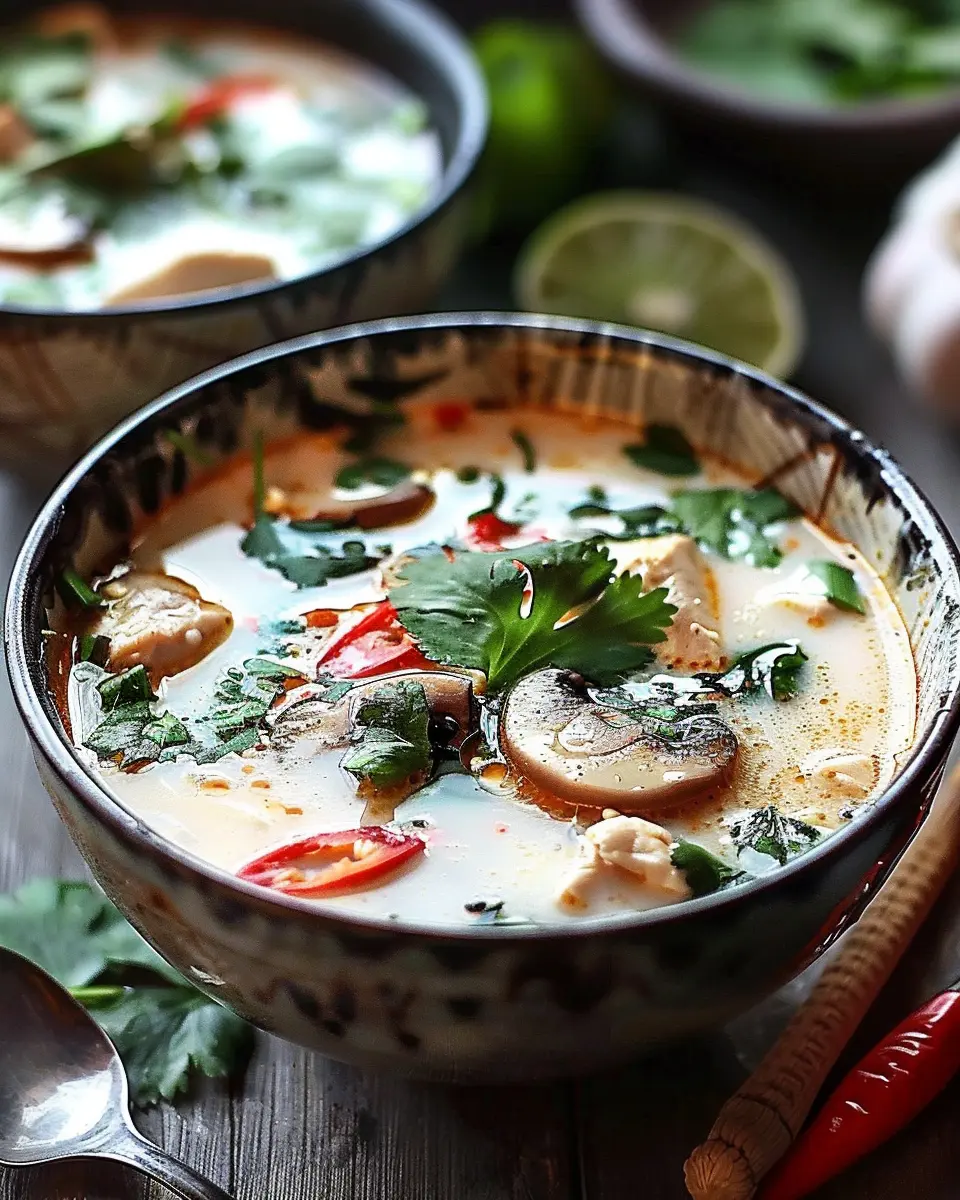 Tom Kha Gai Soup: A Delicious Guide to Easy Authentic Thai Coconut Chicken Soup