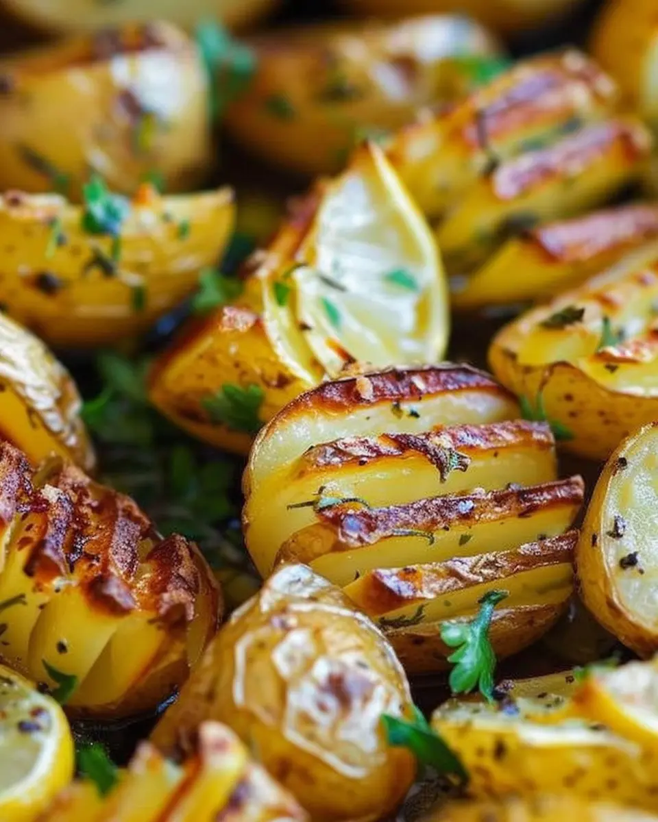 Lemon Herb Roasted Potatoes: The Best Comfort Food Side Dish