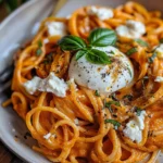 Creamy Red Pepper Pasta with Burrata & Herbs: An Incredible Ultimate Recipe