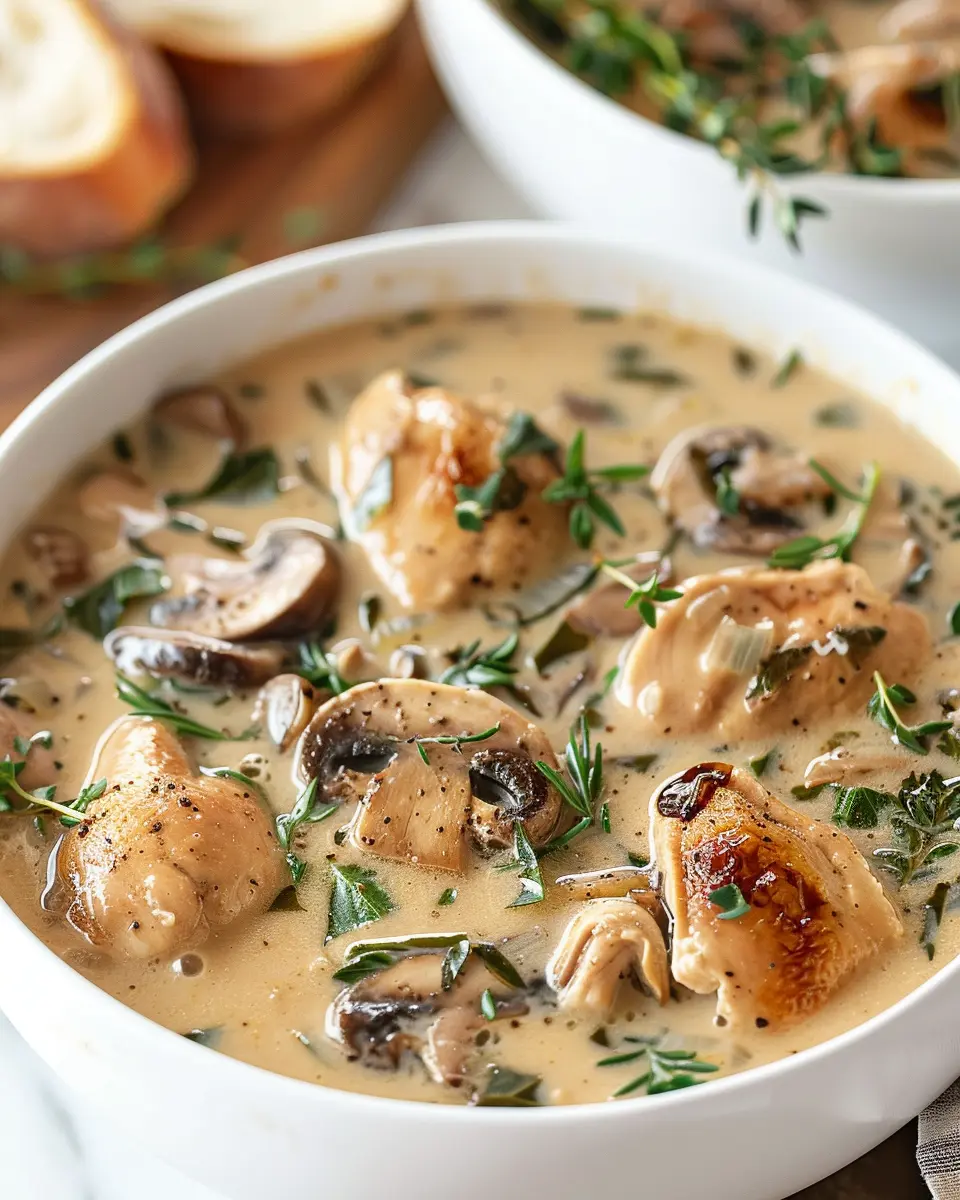 Comforting Rotisserie Chicken and Mushroom Soup for Cozy Evenings
