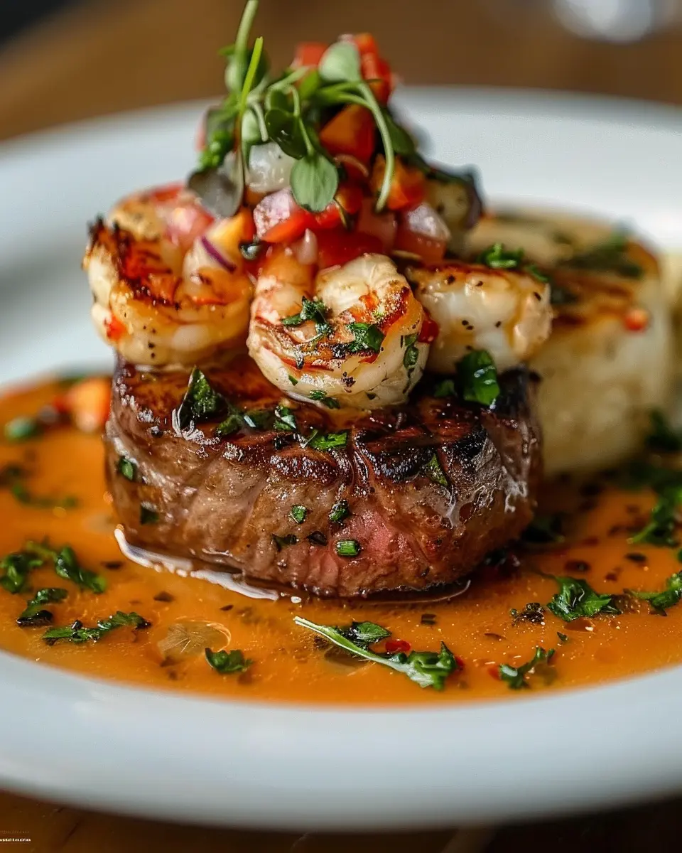 Filete Mignon Camarones: el mejor plato para sorprender en casa