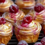 Raspberry Cream Cheese Cruffins Recipe