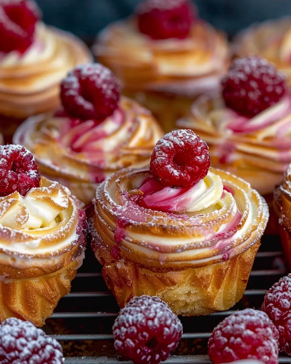 Raspberry Cream Cheese Cruffins Recipe: Easy Indulgence at Home