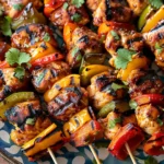 Mexican Barbecue Chicken Skewers