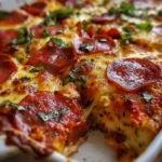 Easy Low-Carb Keto Crustless Pizza Casserole: A Must-Try!