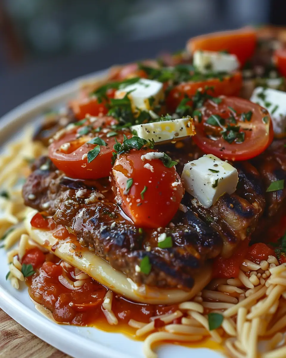 Greek Manestra: Easy Comfort Food with Turkey Bacon and Chicken Ham