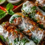 Thai Basil Beef Rolls – Fresh Thai Flavors in Every Bite