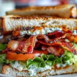 BBQ Bacon Ranch BLT Sandwich