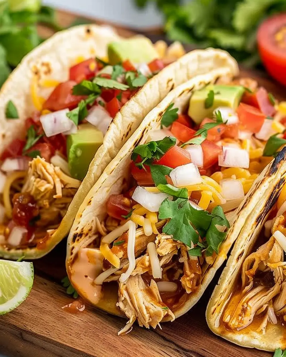 Queso Chicken Tacos: Easy, Cheesy Delight for Taco Night