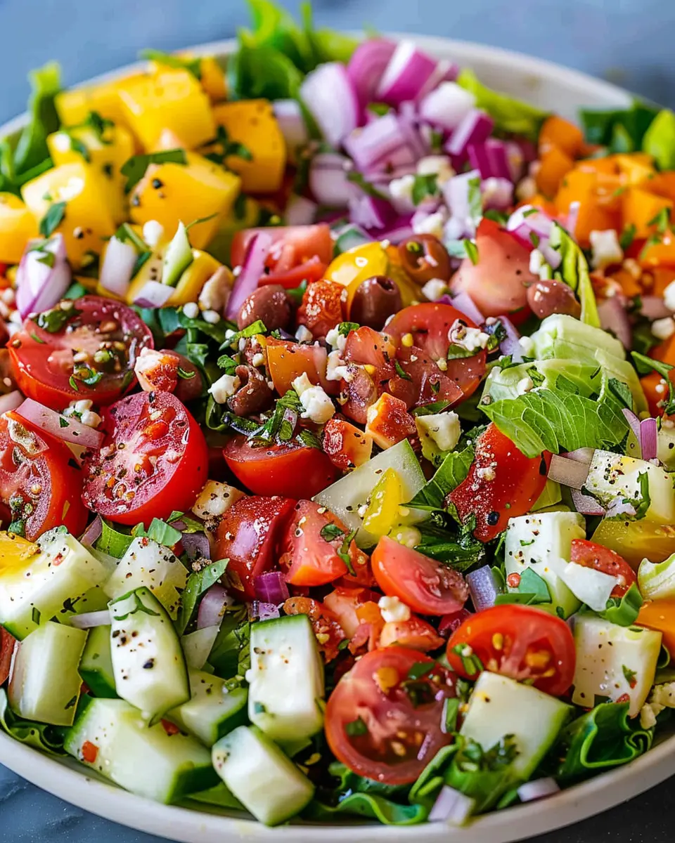 Italian Chopped Salad: A Fresh, Easy Twist with Turkey Bacon