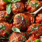 Baked Italian Meatballs