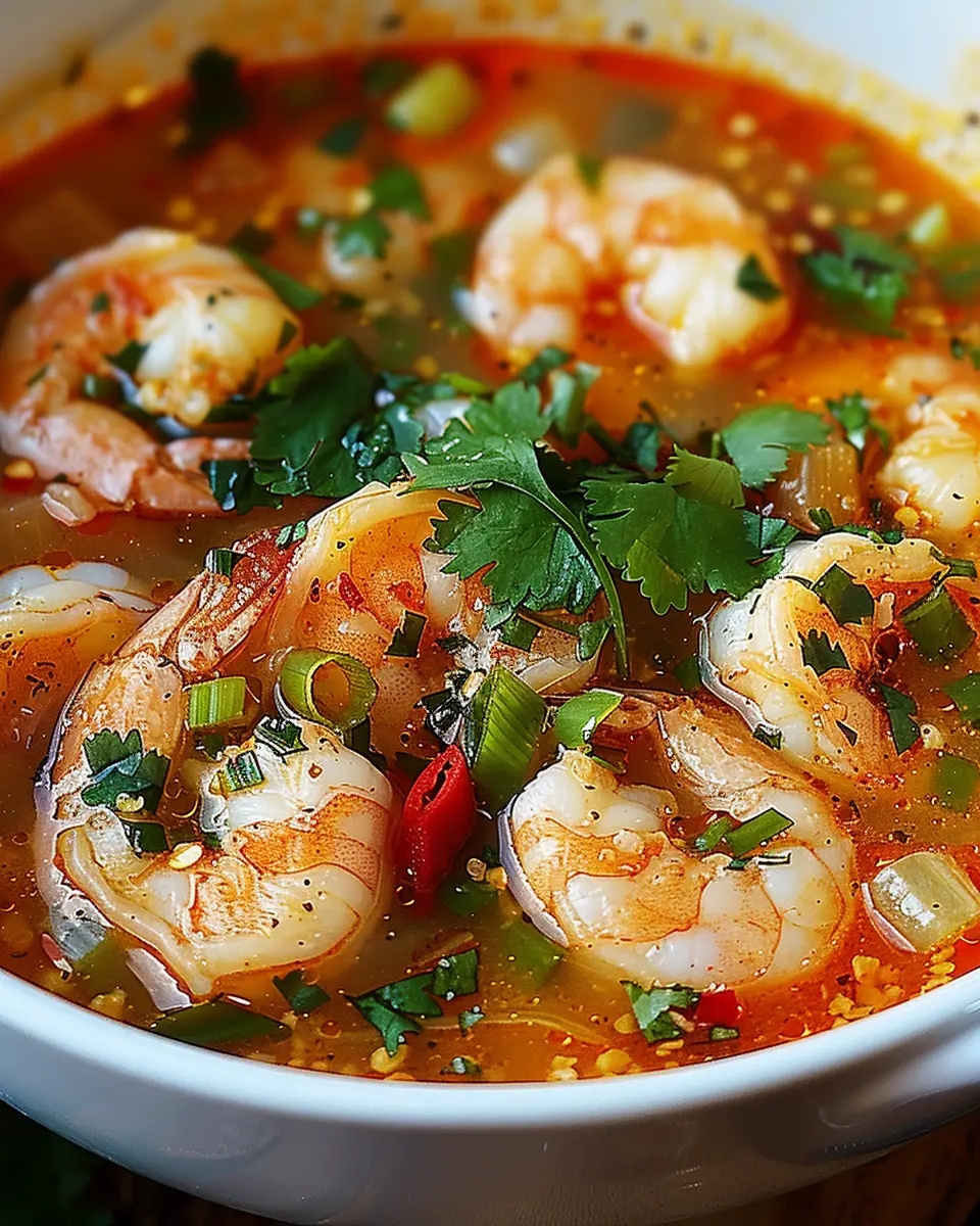 Quick and Spicy Shrimp Soup: A Flavorful Escape from Fast Food