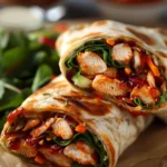 Sweet Chili Chicken Wraps – Quick, Crunchy & Sweet-Heat Delicious