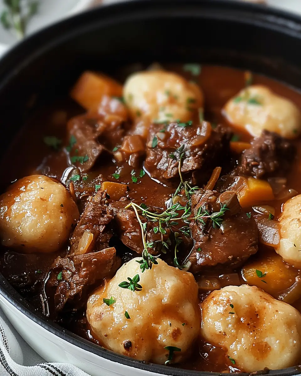 Tasty Beef Stew and Dumplings: A Cozy Comfort Food Recipe