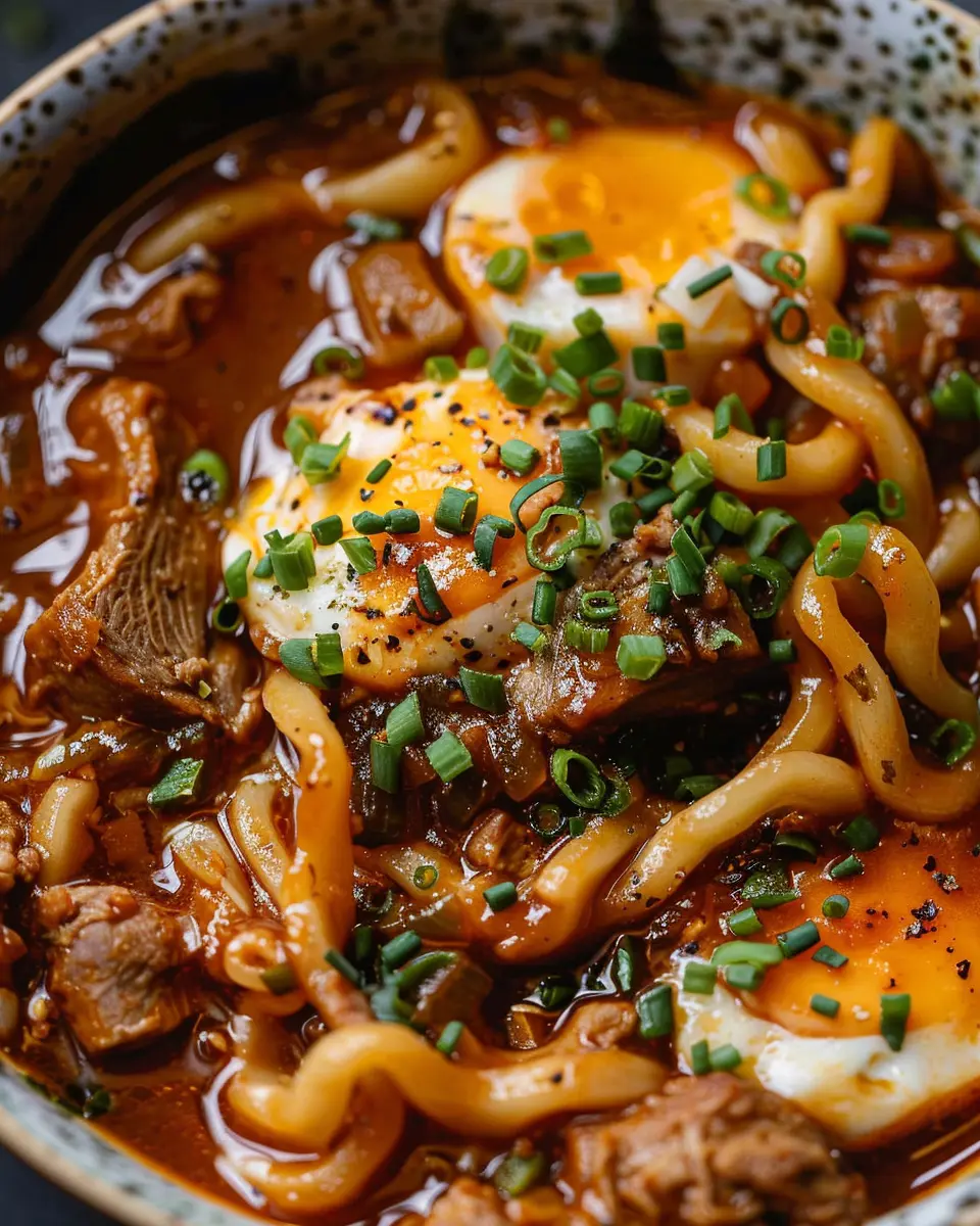 Bigos Stew: Juicy Comfort Food with Turkey Bacon and Chicken Ham